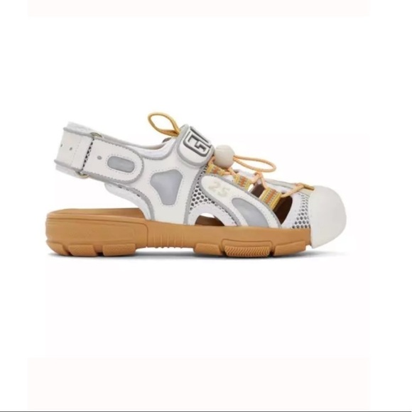 Gucci tinsel mesh reflective sandals - Picture 3 of 8